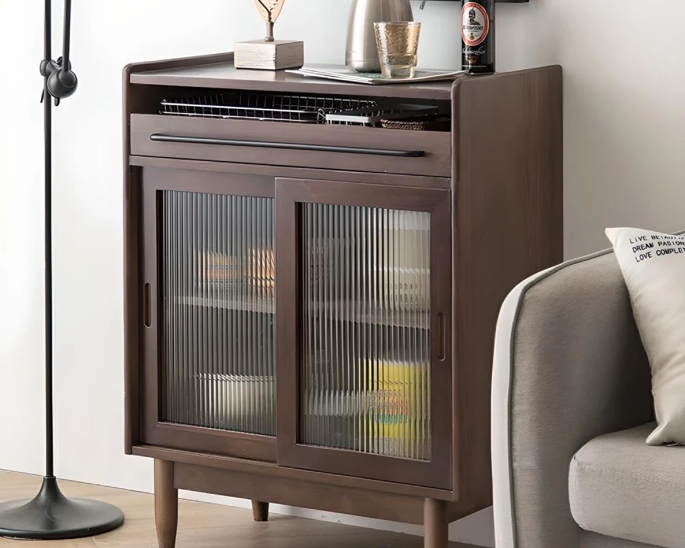 glass front sideboard